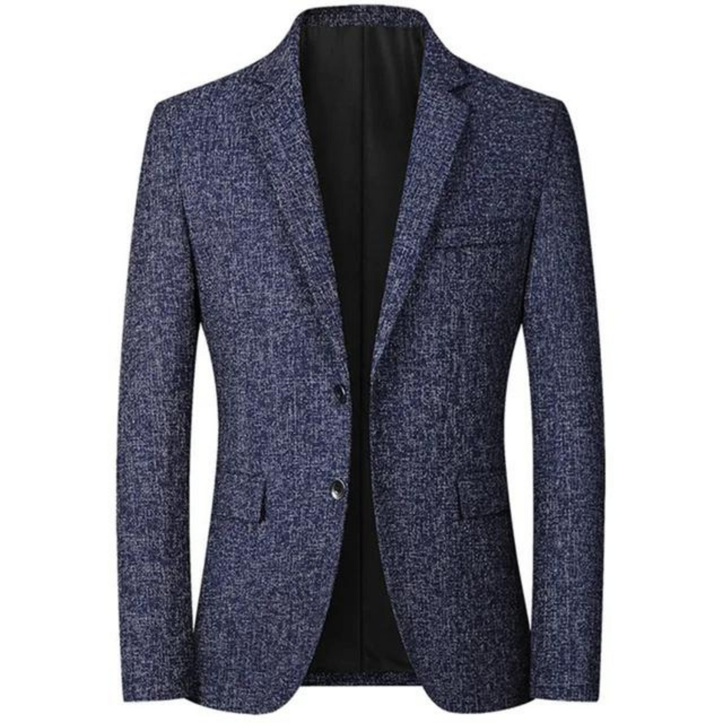 Brayden - business style blau bedruckt sakko herren