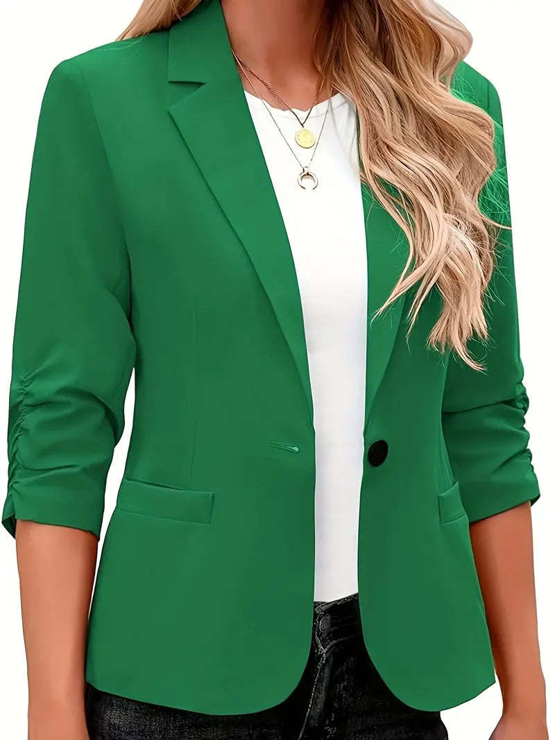 Cynthia - 3/4-Ärmel Reverskragen Blazer